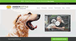 Desktop Screenshot of ambercottle.com